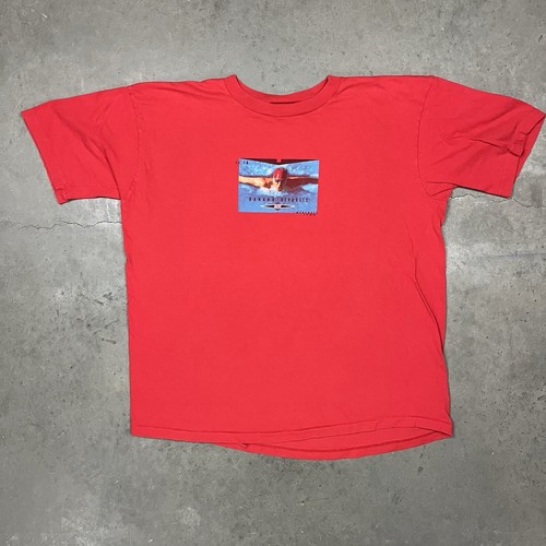 Vintage 90s Banana Republic Swimmer Graphic T Shirt Red XL