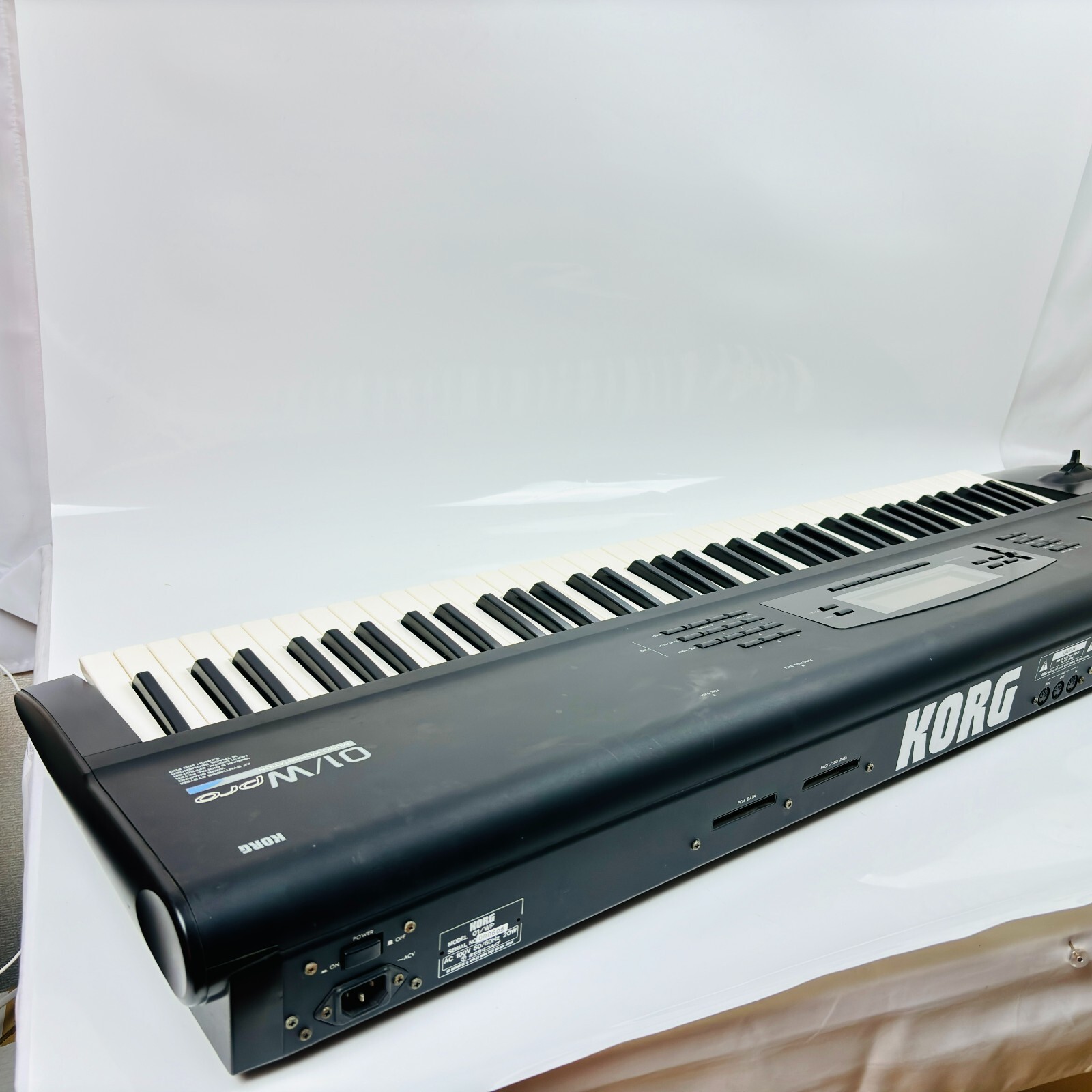 鍵盤楽器 KORG 01/Wpro Korg 01/W ProX 88-key Keyboard Synthesizer Black keyboard