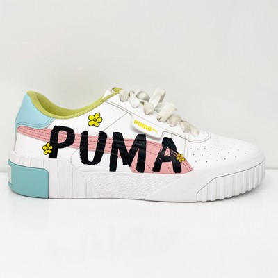 

Кроссовки Puma Girls Cali Novelty 374283-01 Белая Повседневная Обувь Размер 6.5 C, Белый, Cali Novelty