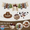 Western Cowboy 1st Birthday Decorations, My First Rodeo Birthday Party Supplies, Cowboy Balloon Arch Backdrop High Chair Banner ONE Box for Boys One Year Old Party