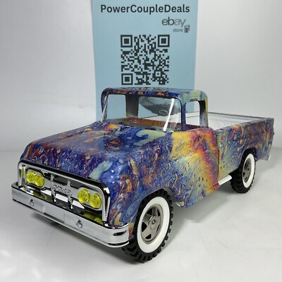Tonka Pressed Steel Custom Fleetside Pickup Truck Vintage - Custom Paint Job