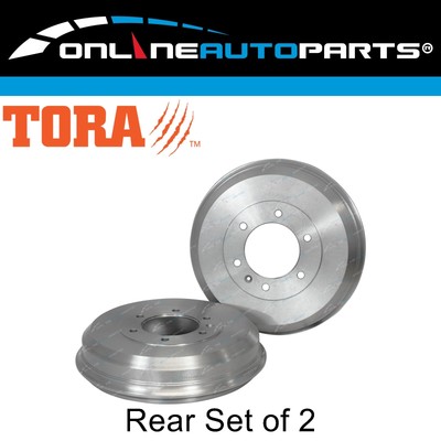2 Rear Drum Brake Assemblies Pair for Great Wall V240 K2 2009 to 2016 RWD 4X4