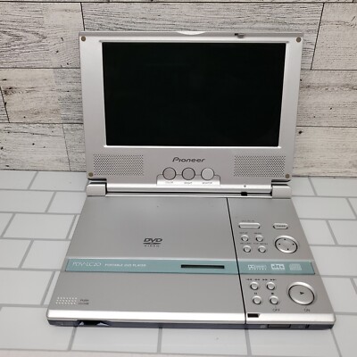 PIONEER PDV-LC20 Portable DVD CD DVD-RW Player w/LCD Display