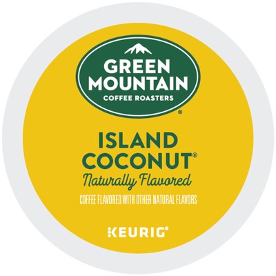 Green Mountain Coffee Island Coconut K-Cups, Light Roast Coffee, 96 Count