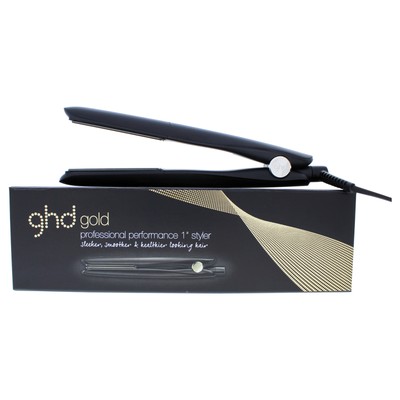 GHD Gold Professional Styler Flat Iron - Black by GHD for Unisex - 1 Inch Flat