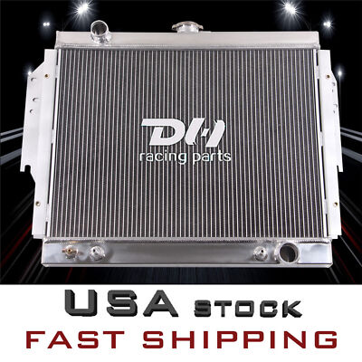 #959 Fit 79-93 Dodge 3-Row Aluminum Radiator D/W 150 250 350 Ram 5.9L 3.9L V8 V6
