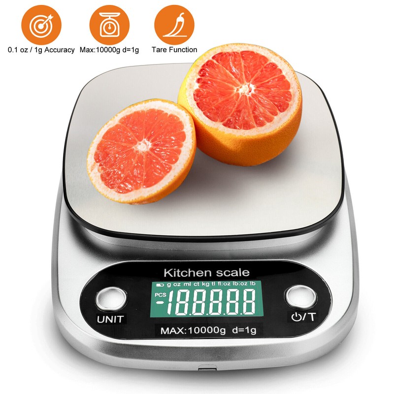 Digital Kitchen Food Diet Scale Multifunction Weight Balance 22lbs/1g 0.04Oz-