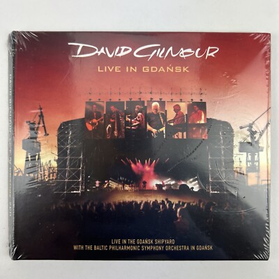 RARE PROMO CD - david gilmore live in gdsnsk shipyard - 2cd Album - NEW/SEALED