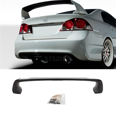 Rear Trunk Spoiler Wing Type-R Style For Honda Civic Sedan 2006-2011 4Dr