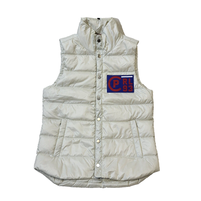 Polo Ralph Lauren Shiny White Puffer Body Warmer Gilet Vest