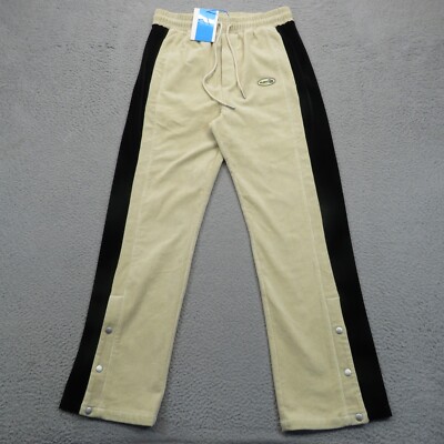 Taka Original Pants Mens Medium Khaki Baggy Corduroy Ankle Snap JNCO Style 32x30