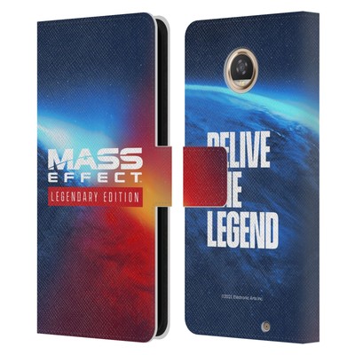 EA BIOWARE MASS EFFECT LEGENDARY GRAPHICS LEATHER BOOK CASE MOTOROLA PHONES 2