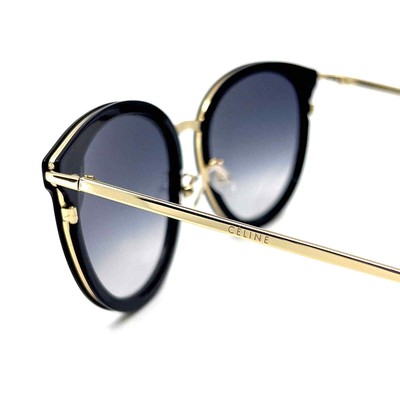 Pre-owned Celine Sunglasses Cl40033f 01b Authentic In Black
