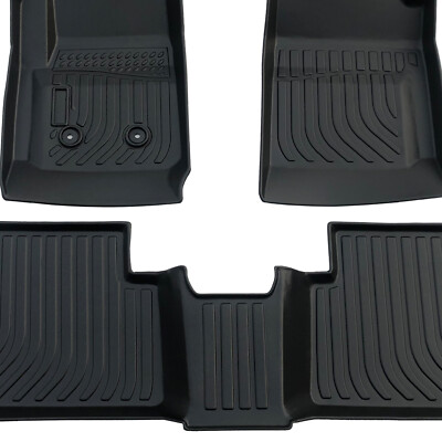 Car Floor Mats for 2015-2022 Chevy Colorado Crew Cab/ GMC Canyon Full Set Liners