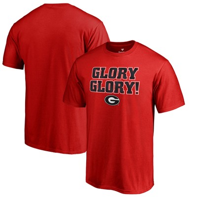 Men's Red Georgia Bulldogs Hometown Collection Glory Glory T-Shirt