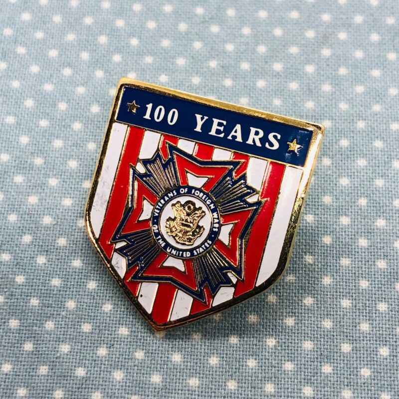 100 Years of VFW Lapel Pin - Veterans of Foreign Wars