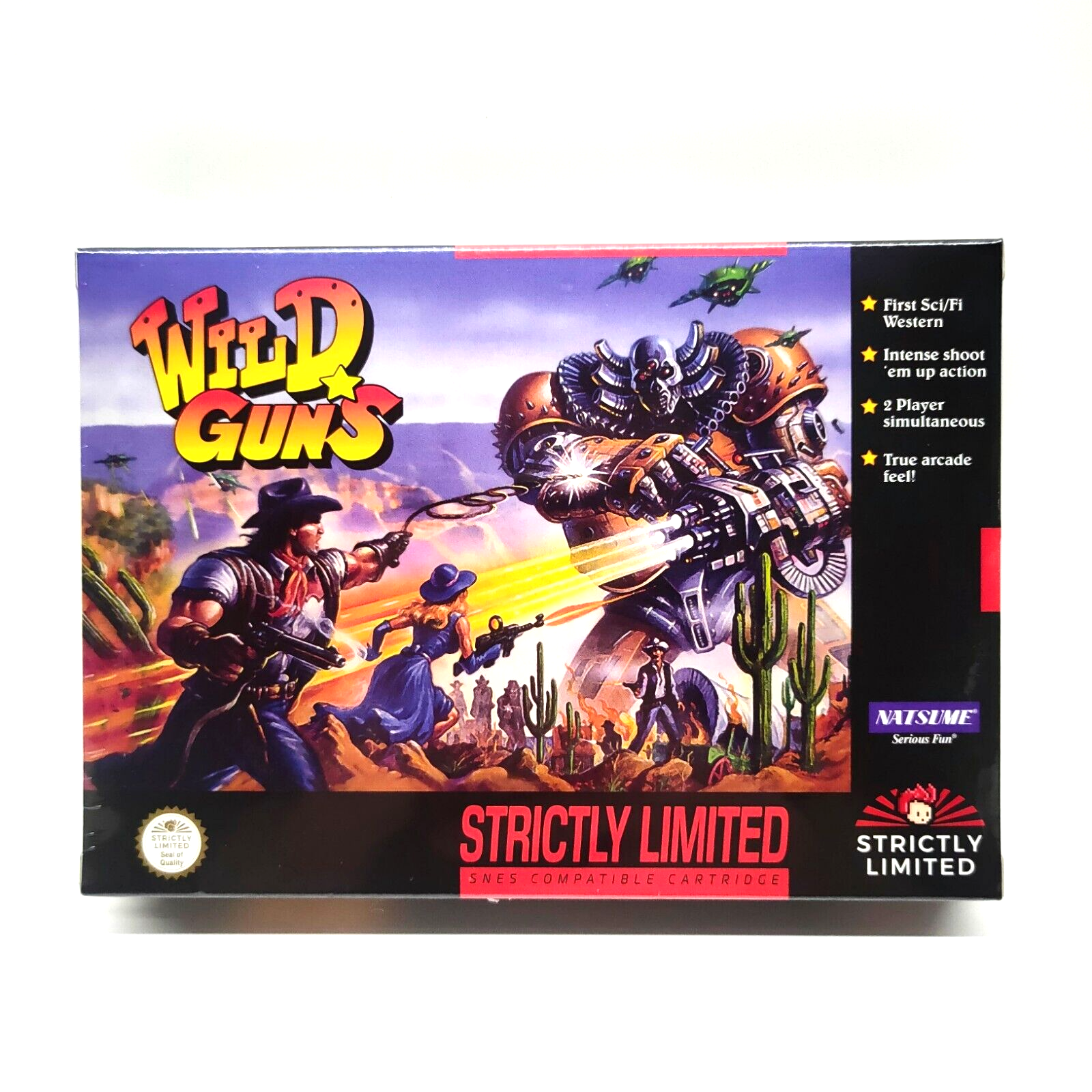 STRICTLY LIMITED GAMES - WILD GUNS US-NTSC - SUPER NINTENDO