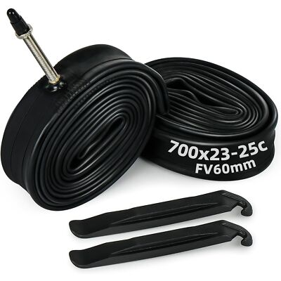 700x23c/25c Bike Tubes 2 Pcs 700x25c 700x23c 23-622 25-622 Road Bike Tube
