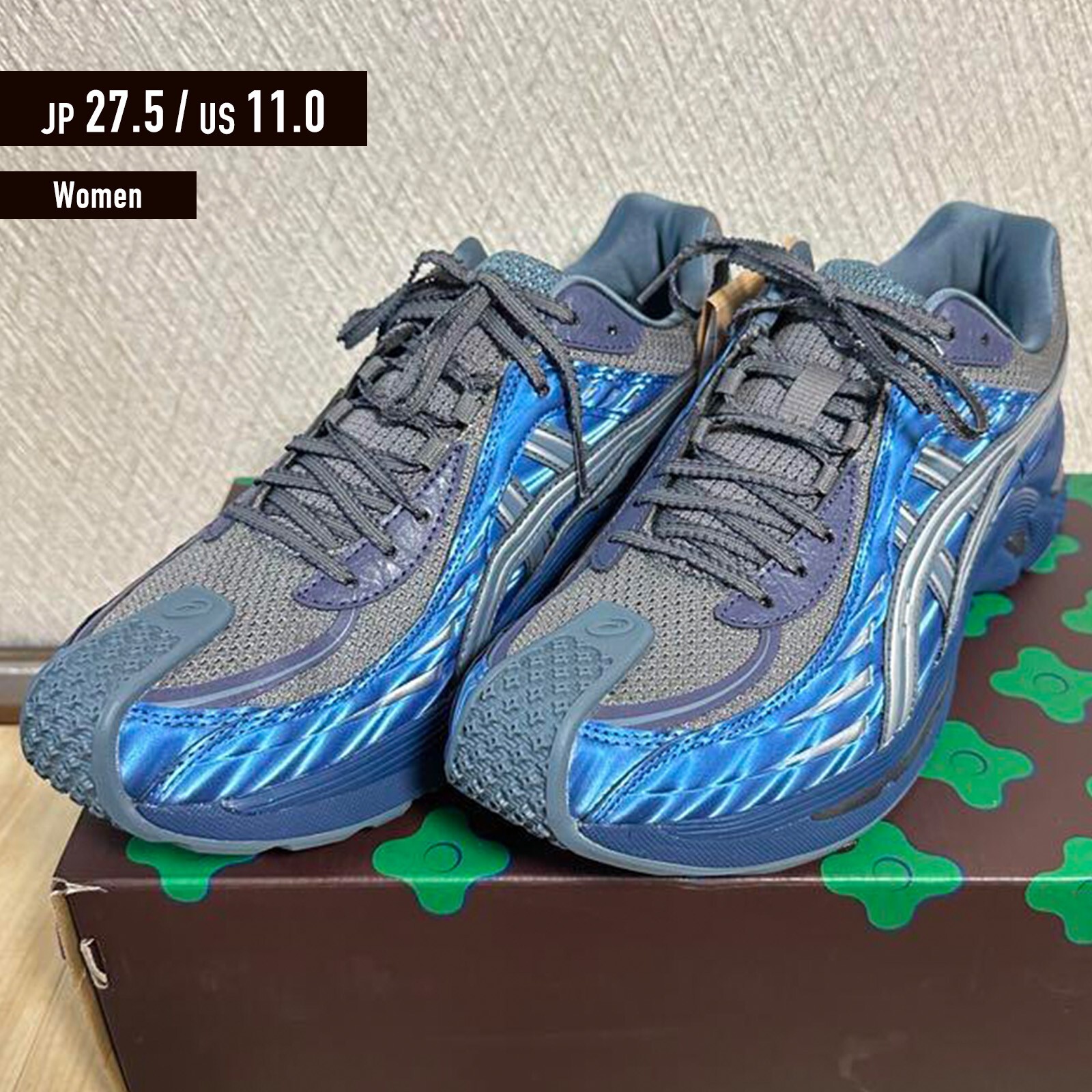 ASICS Kiko Kostadinov GEL-FLAMMAE Blue US11 Women Sneakers ASICS Kiko Kostadinov GEL-FLAMMAE Blue US11 Women Sneakers