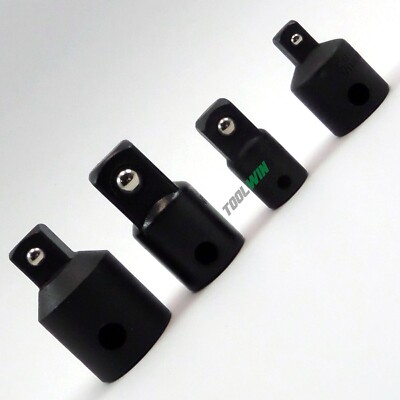 4 pack Air Impact Socket Adapter Set 3/8'' to 1/4'' 1/2 inch Drive Ratchet Reducer
