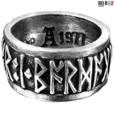 Alchemy England Runeband Ring Warrior Spirit Nordic Poetry Battle Runic Letters