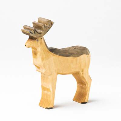 Hand Carved Wooden Forest Animals - Set of 17