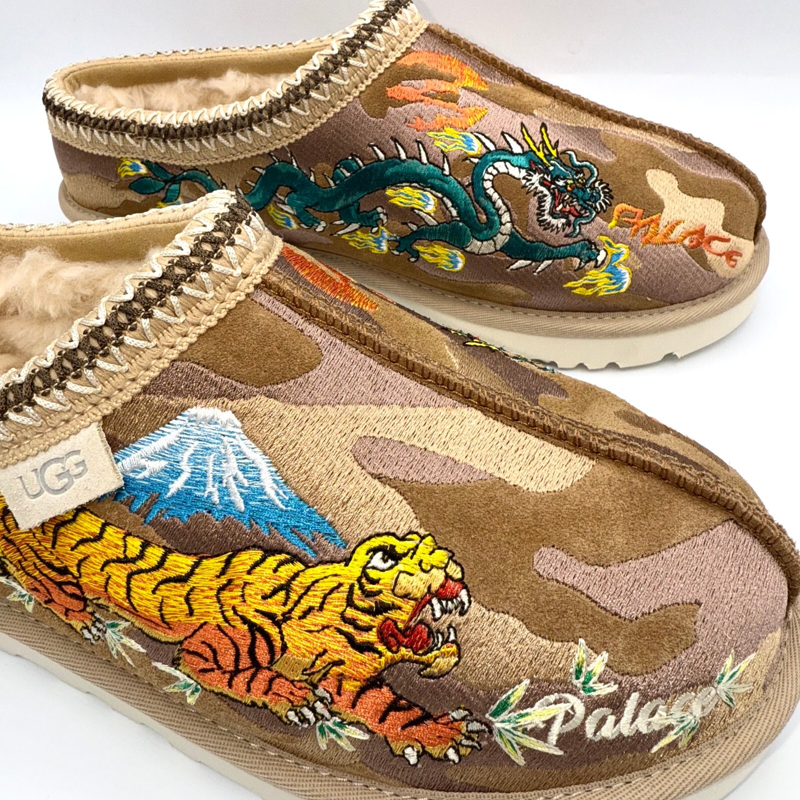 靴 PALACE UGG Tasman Slipper Olive camo 28 UGG Tasman Slipper Palace Burnt Olive Camo Men's - 1172070