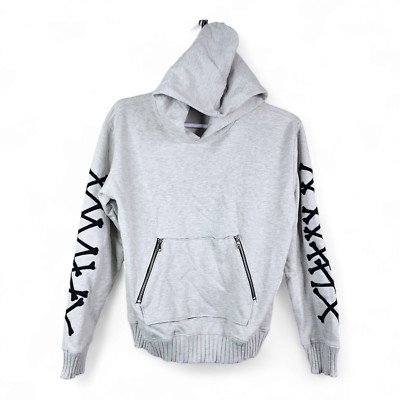 MNML Hoodie Mens Medium Bones Gray Pullover Sweater Every Day