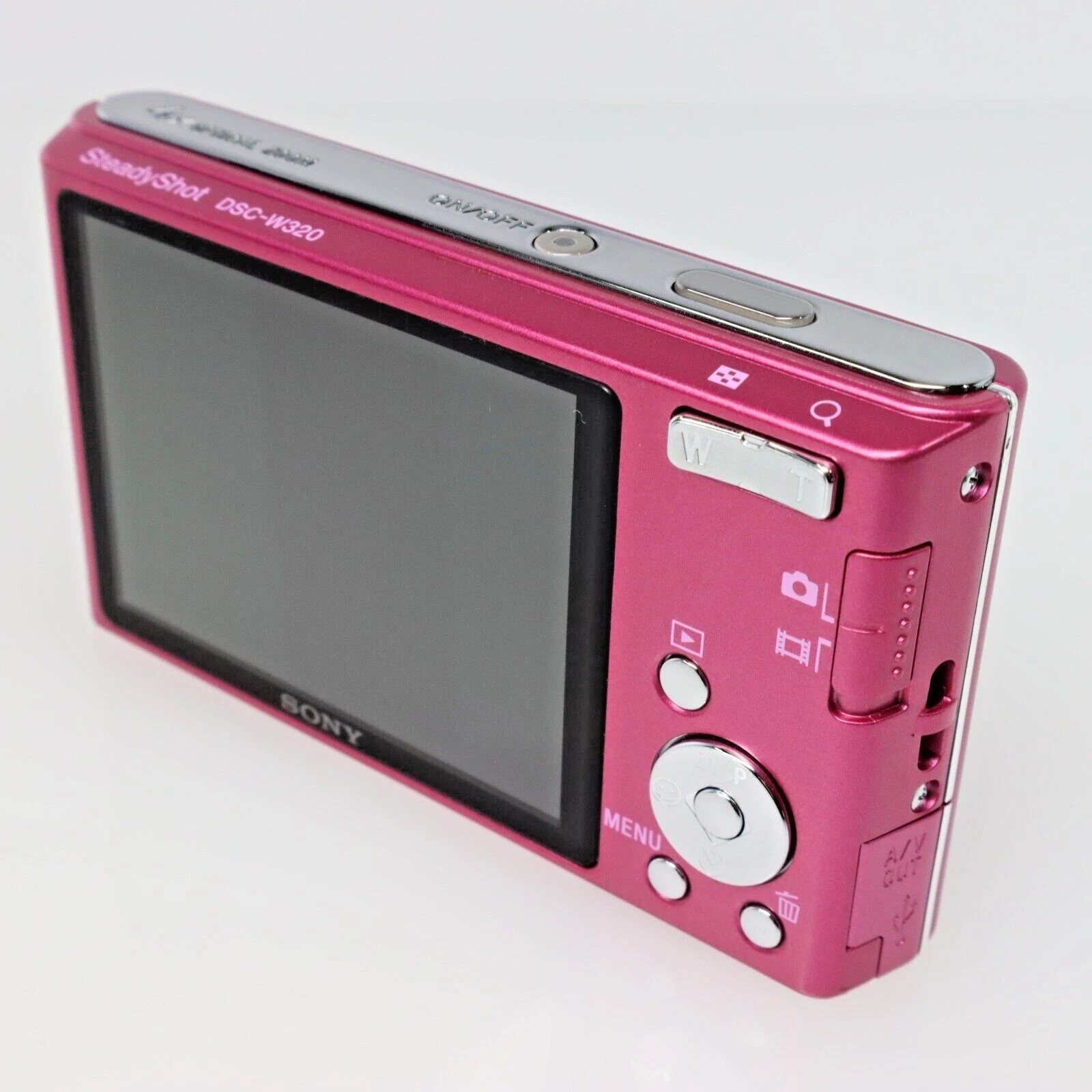 SONY Digital Camera Pink Cyber-shot DSC-W320 14.1 MP 3.0x Optical
