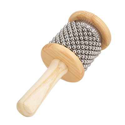 Wooden Hand Shaker Cabasa Percussion Instrument Small Size For Student Child WYD