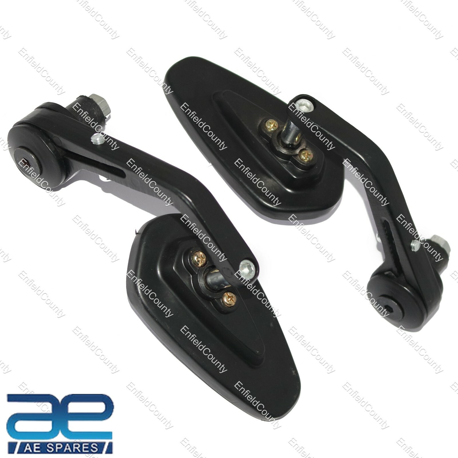 7/8" Handle Bar Mirror For Royal Enfield GT Continental Honda Suzuki Yamaha 