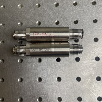 Lot Of 2 Millipore WG3NS5RR2 In-Line Gas Filter 1/4 Metal Gasket Fittings