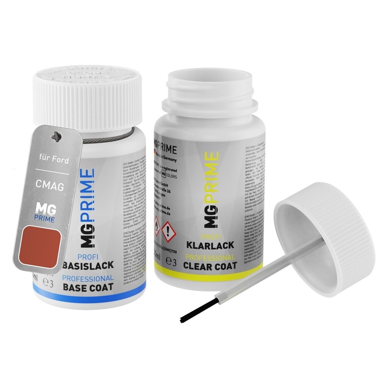 Autolack Lackstift Set FÃ¼R Ford Cmag Xsc2860 Arizona Orange Mica Basis Klarlack