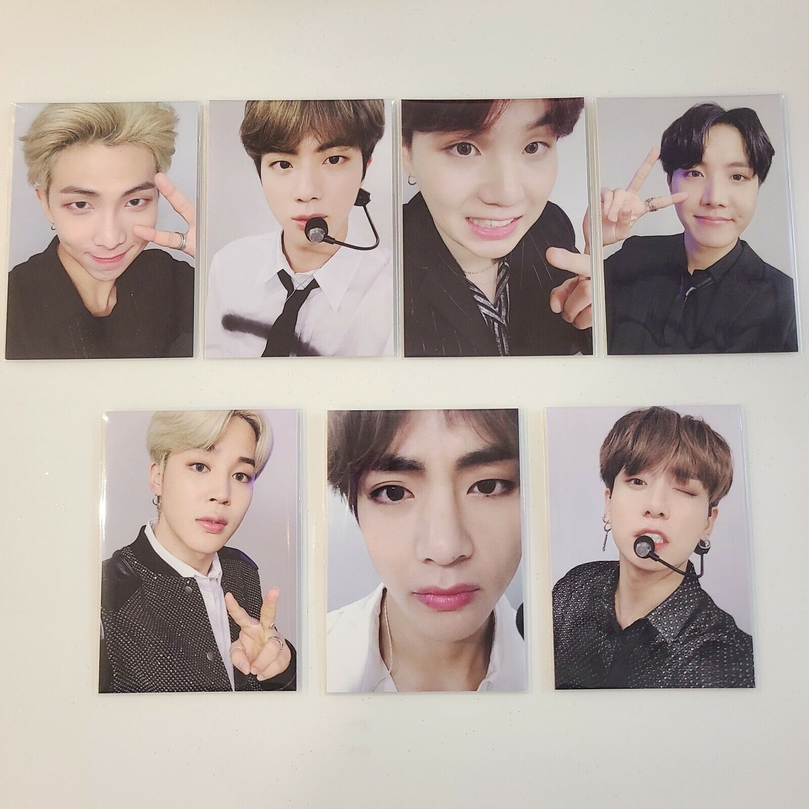 BTS ARMYPEDIA Puzzle Photocard Official RM, JIN, SUGA, J BTS ARMYPEDIA Puzzle Photocard Official RM, JIN, SUGA, J