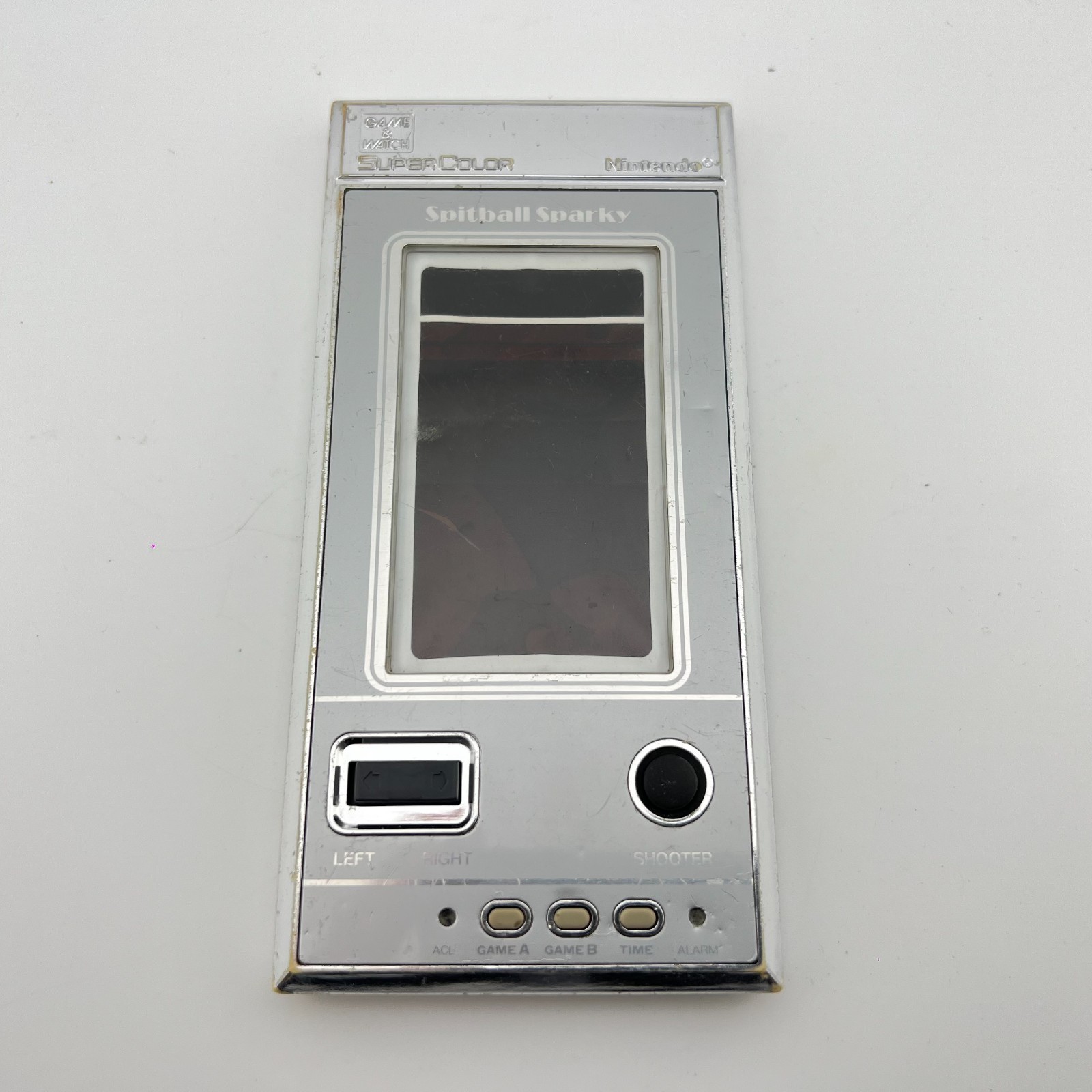 Nintendo Game & Watch Super Color Spitball Sparky FOR PARTS