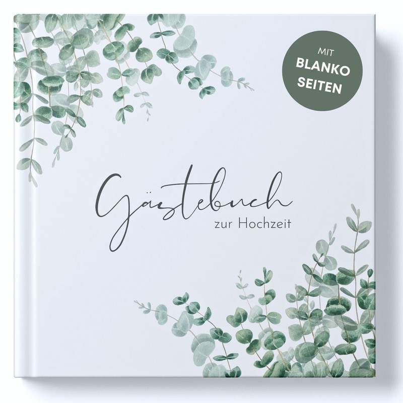 GÃ¤Stebuch Hochzeit Mit Blanko Seiten - Hochwertiges HochzeitsgÃ¤Stebuch