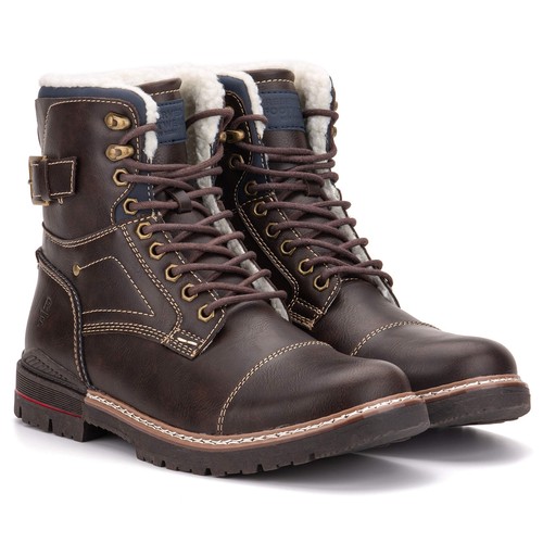 

Мужские повседневные зимние ботинки X RAY Cavalier Fashion из искусственной кожи, США, Brown