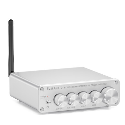 Fosi Audio BT30D Bluetooth Receiver Amplifier Hi-Fi Stereo Audio Class D Amp 50W