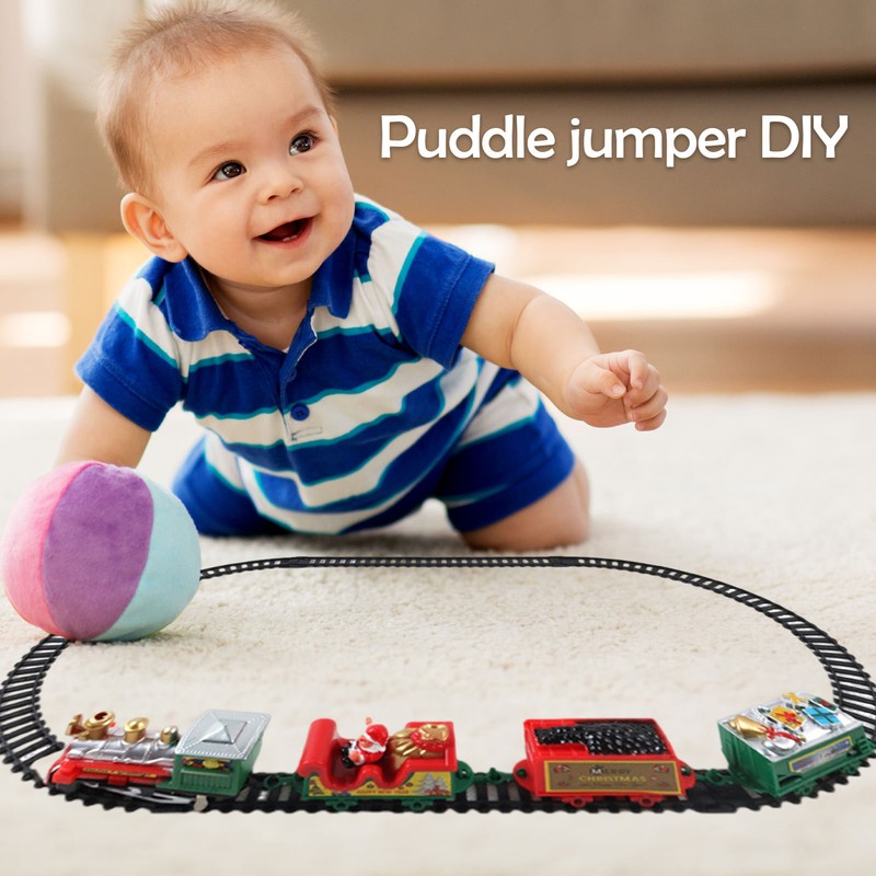 Christmas Train Sets Electric Train Toy Set with Train Tracks