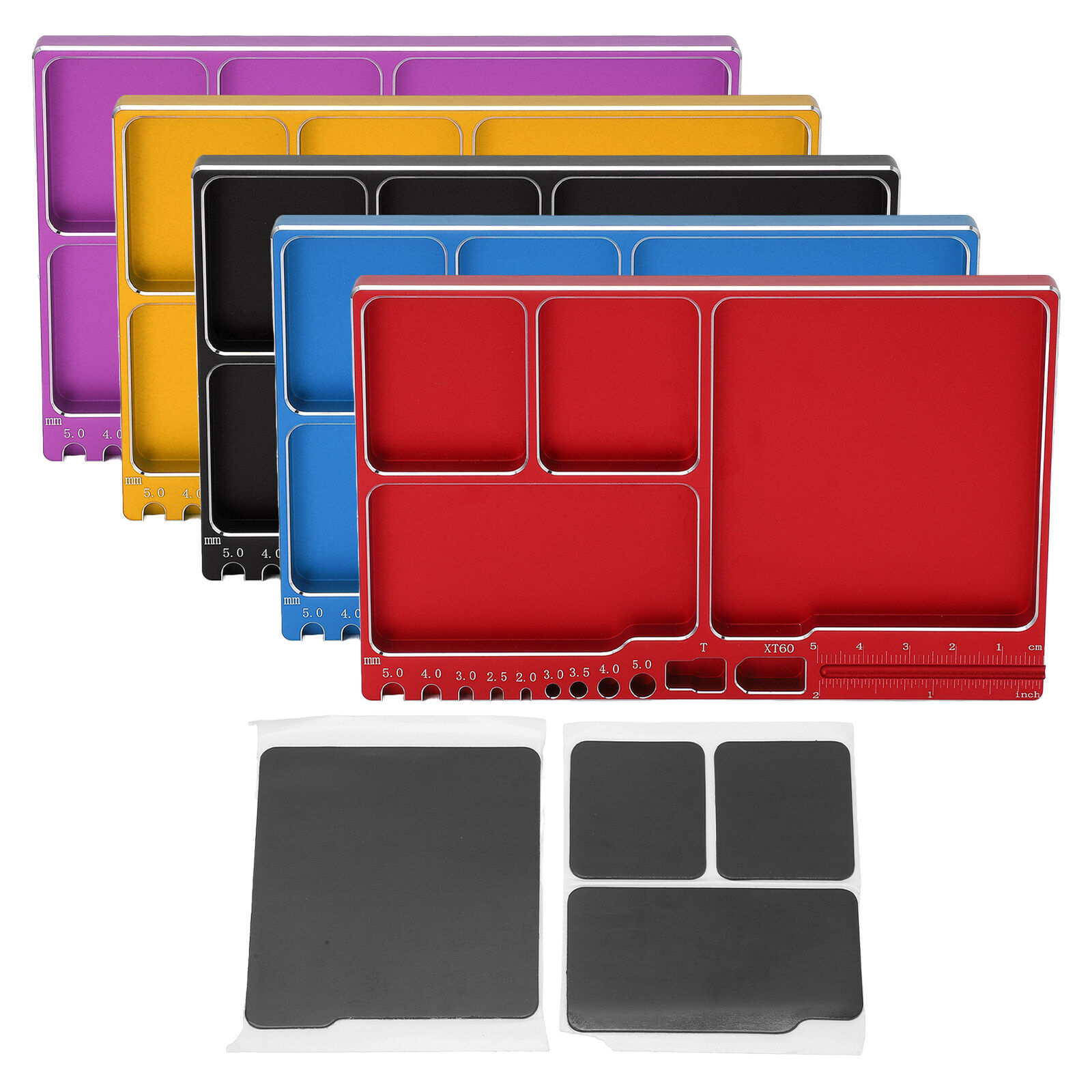 Screws Magnetic Tray Seperate Storage Holder Organizer
