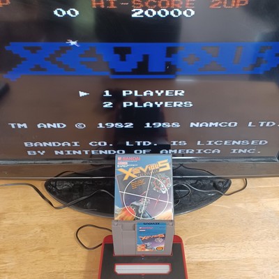 Xevious The Avenger NES Nintendo Tested And Working With Custom Game Case