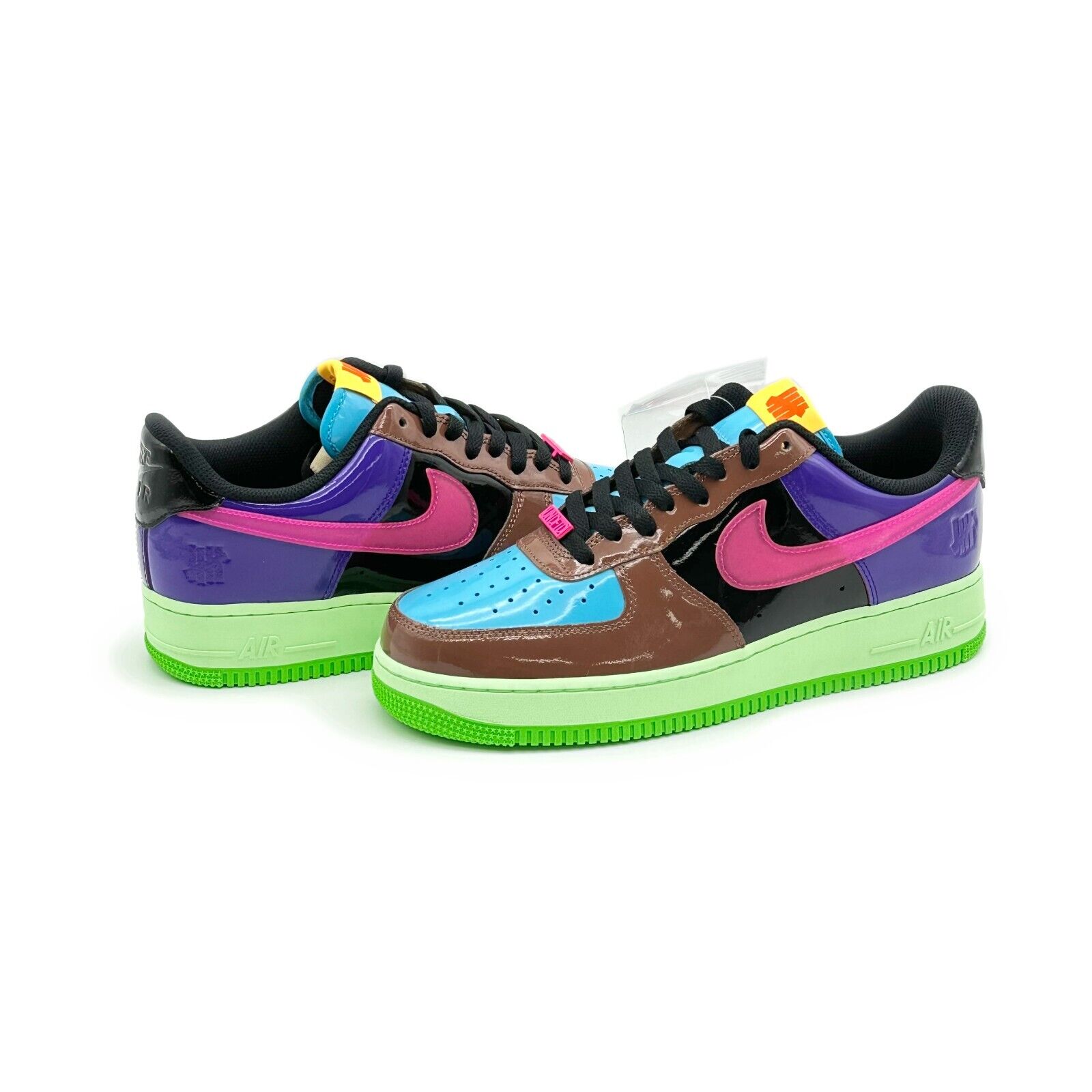 Pre-owned Nike Dv5255-200  Air Force 1 Low Sp Undefeated Multi-patent Pink Prime