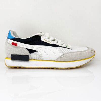 

Puma Mens Future Rider 373384-01 Белая Повседневная Обувь Кроссовки Размер 10, Белый, Future Rider