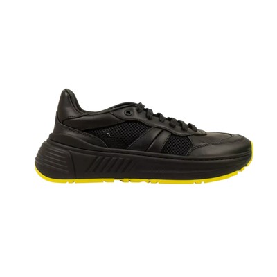 Pre-owned Bottega Veneta Speedster Athletic Sneakers In Black