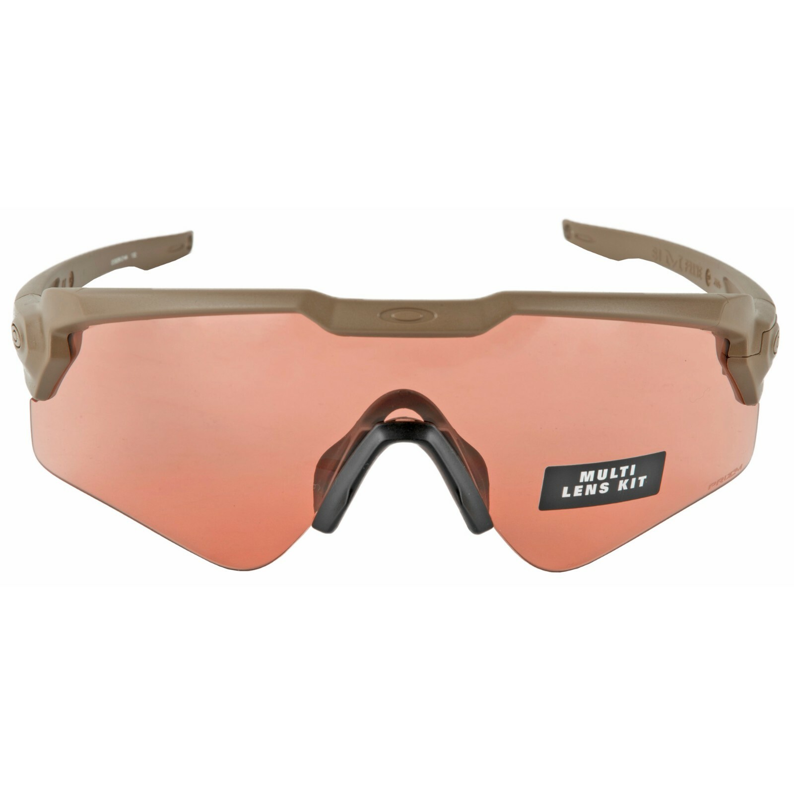Pre-owned Oakley Terrain Tan Frame With Clear, Tr22, And Tr45 Lenses Oo9296-2144
