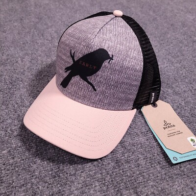 Prana Journeyman Trucker Hat Rosette Early Bird Snapback NWT