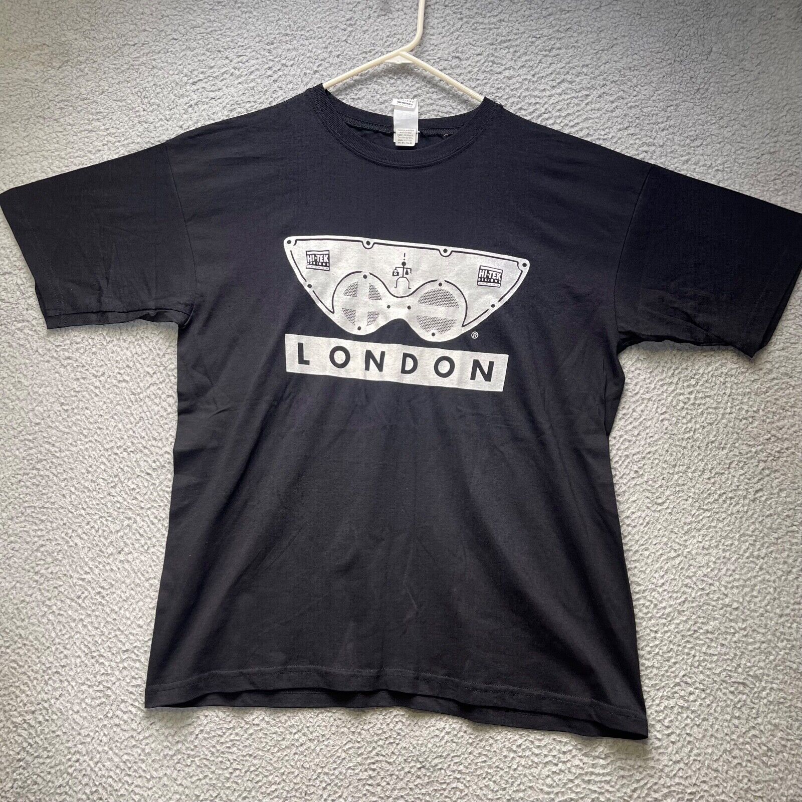 VTG Hi Tek London Alexander Shirt Adult One Size Black VTG Hi Tek London Alexander Shirt Adult One Size Black