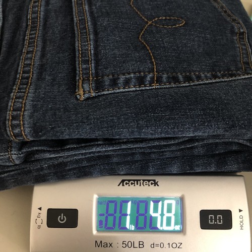 RALPH LAUREN Jeans Co. Women's 10 Petite Straight Dark Blue Wash Premium Denim