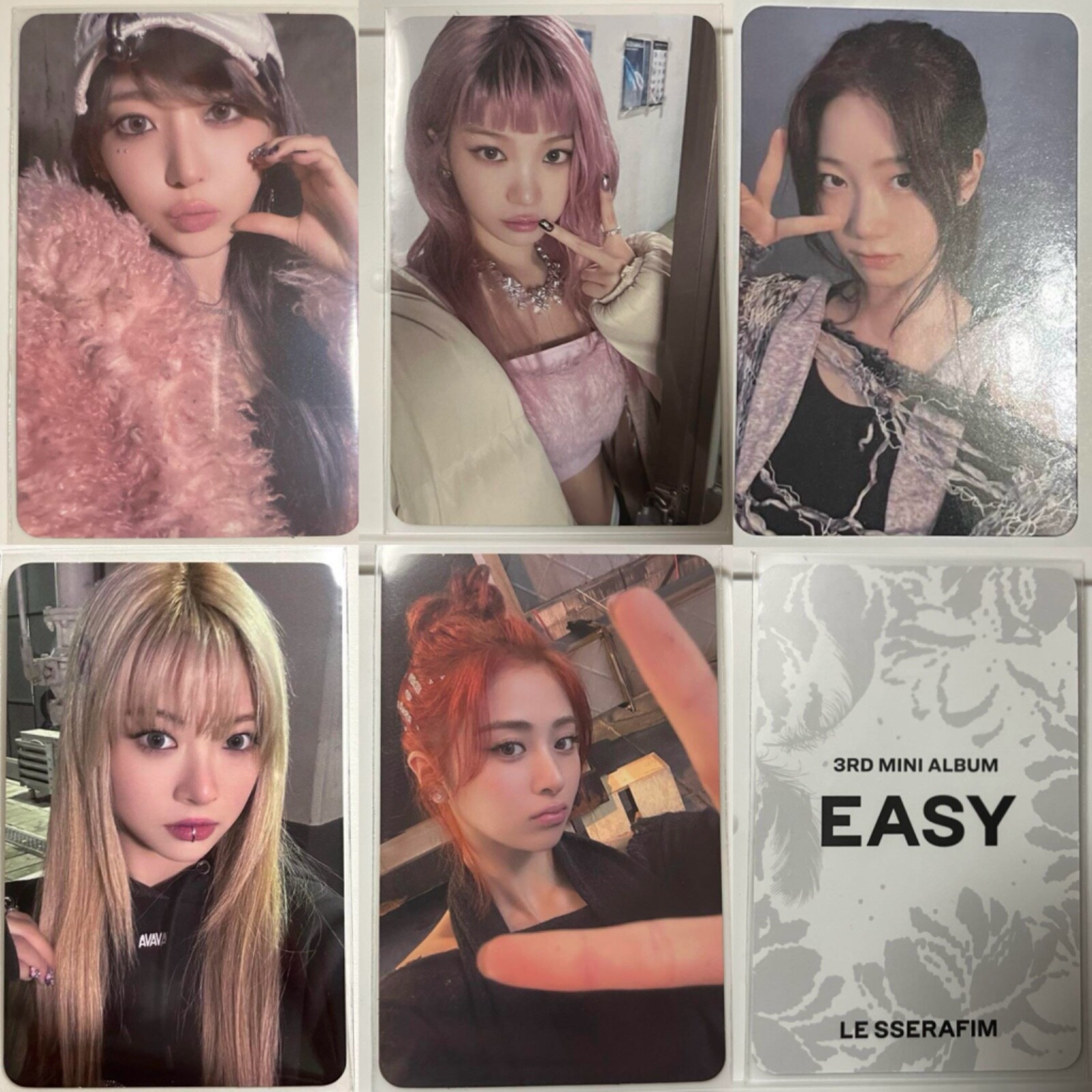 LE SSERAFIM SHOPEE kpopmerch トレカ セット LE SSERAFIM Official