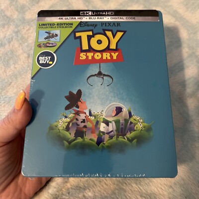 Toy Story 4K SteelBook Blu-ray Best Buy Exclusive [1995] No Dents   BRAND NEW  